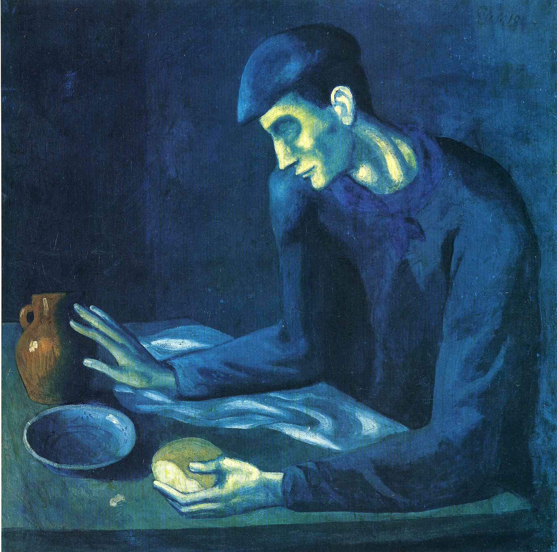 Picasso Breakfast of a Blind Man 1903